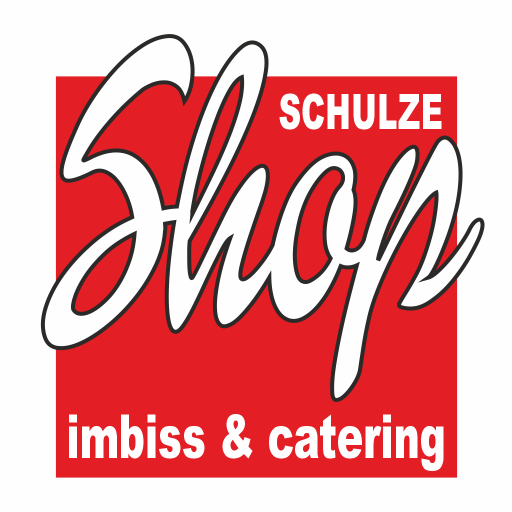 Logo auf weißem hintergrund von Schulze Shop Catering und Imbiss Wolmirstedt